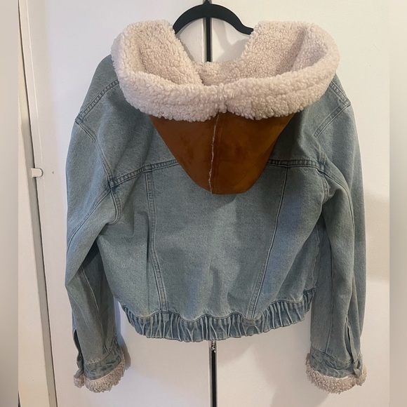 Free People Fur Denim jacket - Picture 11 of 13